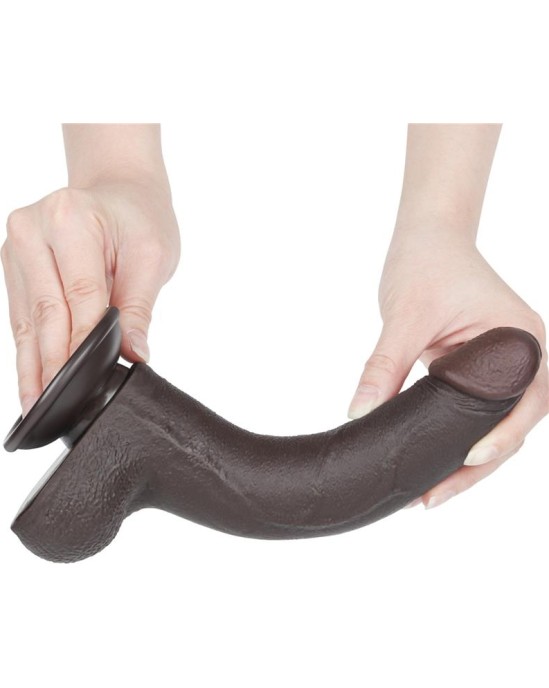 Lovetoy Bīdāmā āda divslāņu dildo 8.5