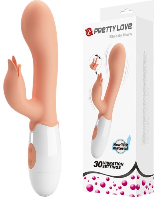 Pretty Love Flirtation PRETTY LOVE - BLOODY MARY VIBRATOR WITH STIMULATOR