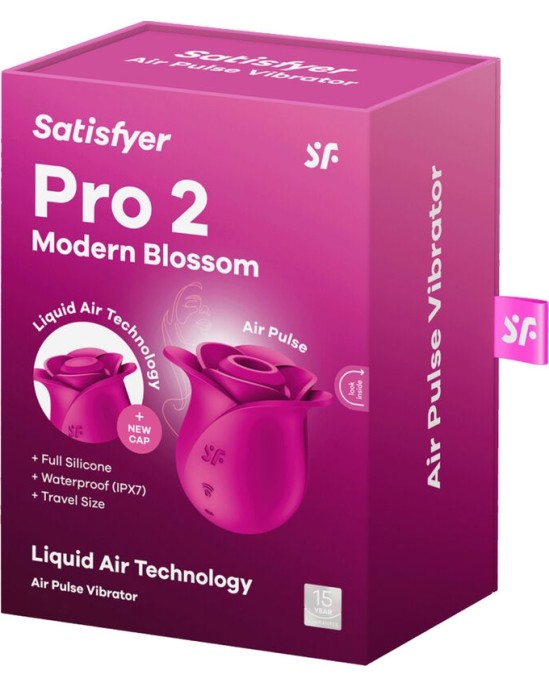 Satisfyer Air Pulse APMIERINĀTĀJS - AIR PULSE PRO 2 MODERN BLOSSOM VIBRATORS