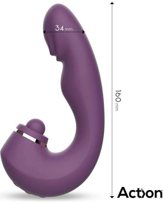 Action Turis Soft Hitting Ball with G-Spot Pulsation and Vibration