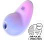 Satisfyer Pixie Dust Clitoris Sucker ar vibrācijas violetu/rozā krāsu