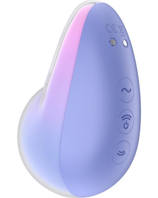 Satisfyer Pixie Dust Clitoris Sucker ar vibrācijas violetu/rozā krāsu