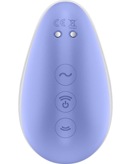 Satisfyer Pixie Dust Clitoris Sucker ar vibrācijas violetu/rozā krāsu