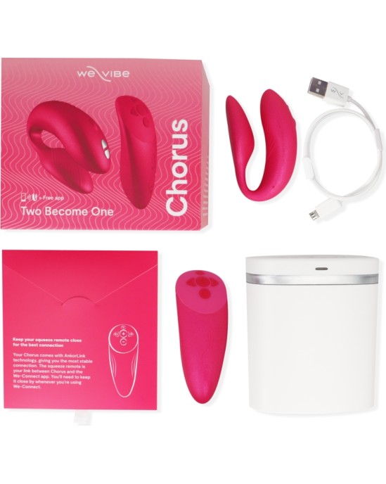 We-Vibe KORA VIBRATORS PĀRIEM AR SQUEEZE CONTROL PINK