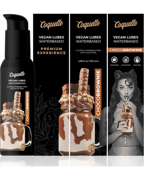 Coquette Cosmetics COQUETTE CHIC DESIRE - PREMIUM EXPERIENCE VEGAN CHOCOBROWNIE LUBRIKANTS 100ml