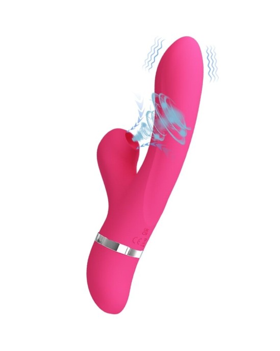 Pretty Love VĪLU TRUŠU VIBRATORS UN ZĪDZEKLIS