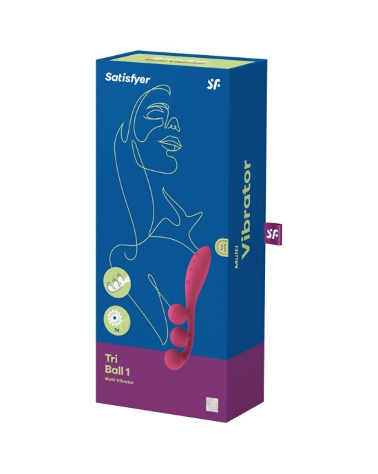 Satisfyer Vibrator SATISFYER TRI BALL 1 MULTI VIBRATOR - SARKANS