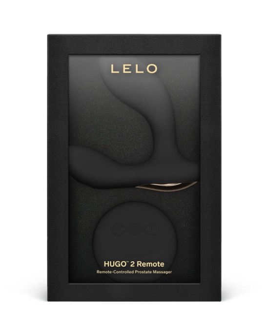 Lelo МАССАЖЕР ПРОСТАТЫ HUGO 2 С ДИСТАНЦИОННЫМ УПРАВЛЕНИЕМ, ЧЕРНЫЙ