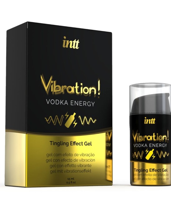 Intt Unisex Arousal Gel INTT — SPĒCĪGS INTĪMS STIMULĀCIJAS ŠĶIDRUMS VIBRĒJOŠS GELS VODKA 15ml