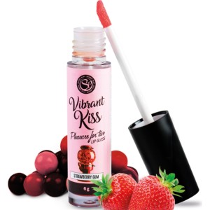 Secretplay Cosmetic SECRETPLAY - LŪPU GLOSU VIBRANT KISS STRAWBERRY GUM