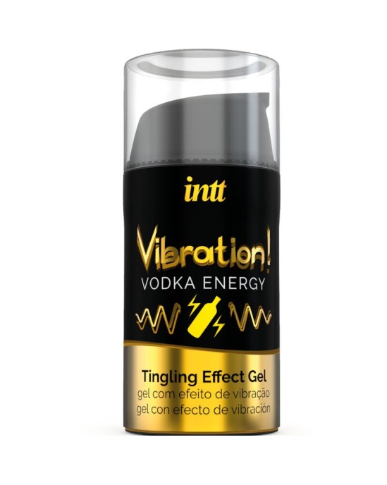 Intt Unisex Arousal Gel INTT — SPĒCĪGS INTĪMS STIMULĀCIJAS ŠĶIDRUMS VIBRĒJOŠS GELS VODKA 15ml