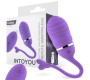 Intoyou Vibrējošā ola ar tālvadības pulti Odise USB silikona violets