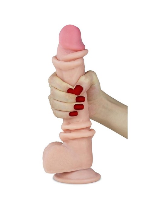 Lovetoy Dildo Sliding 9.5 Flesh