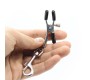 Latetobed Bdsm Line Nippel Clamp with Hook Metal