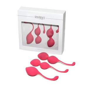 Rimba Toys Kegel Balls treniņu komplekts Ženēvas rozā