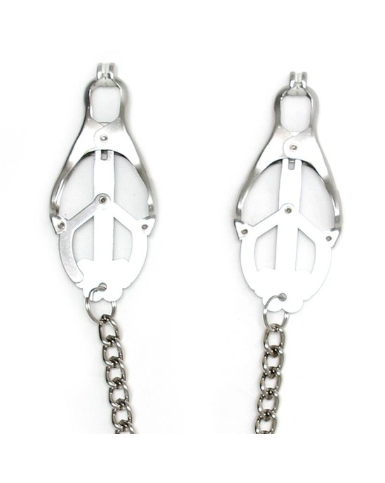 Bondage Play Rimba Nipple Clamps With Chain