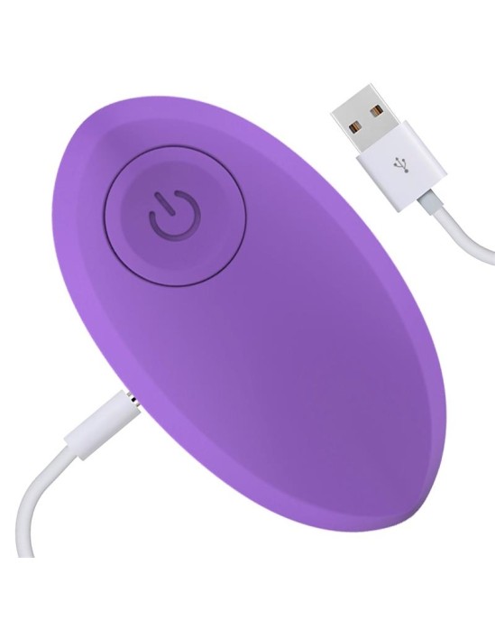 Intoyou Vibrējošā ola ar tālvadības pulti Odise USB silikona violets