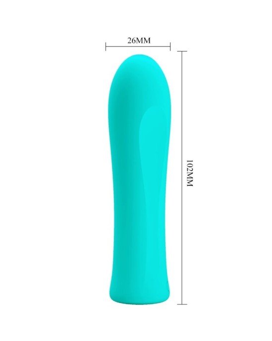 Pretty Love Flirtation PRETTY LOVE - ALFREDA SUPER POWER VIBRATOR AQUA GREEN