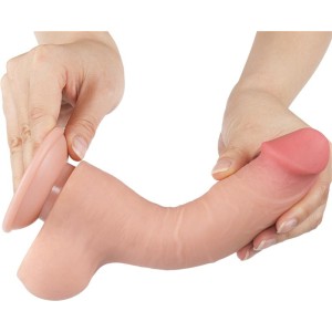 Lovetoy Sliding Skin Dual Layer Dildo 8