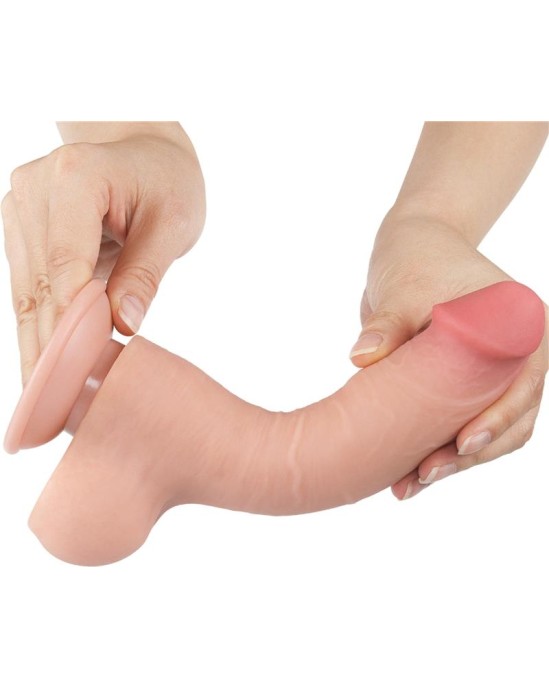 Lovetoy Sliding Skin Dual Layer Dildo 8