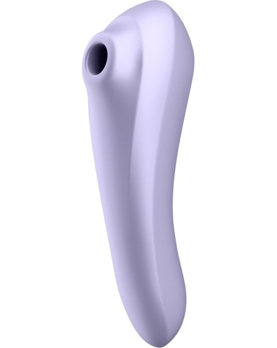 Satisfyer Connect APMIERINĀTĀJS - DUAL PEASURE AIR PULSE VIBRATOR MAUVE