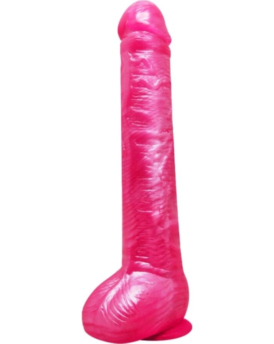 Baile Dildos BAILE - REĀLISTS ROZĀ DILDO DONGS AR SŪCĒŠANU