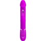 Pretty Love Flirtation PRETTY LOVE - KAMPAS RABBIT 3 IN 1 MULTIFUNCTION VIBRATOR WITH TONGUE VIOLET