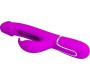 Pretty Love Flirtation PRETTY LOVE - KAMPAS RABBIT 3 IN 1 MULTIFUNCTION VIBRATOR WITH TONGUE VIOLET