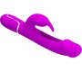 Pretty Love Flirtation PRETTY LOVE - KAMPAS RABBIT 3 IN 1 MULTIFUNCTION VIBRATOR WITH TONGUE VIOLET