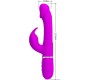 Pretty Love Flirtation PRETTY LOVE - KAMPAS RABBIT 3 IN 1 MULTIFUNCTION VIBRATOR WITH TONGUE VIOLET