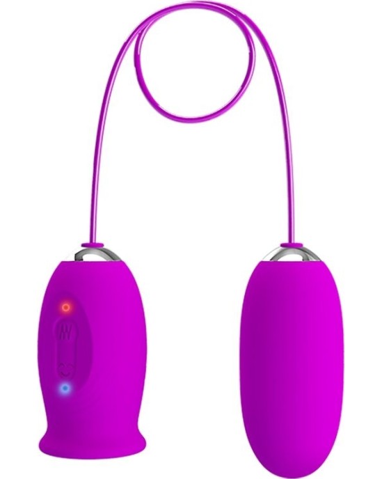 Pretty Love Flirtation PRETTY LOVE - DAISY DUAL EGG RECHARGEABLE VIBRATOR PURPLE