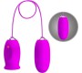 Pretty Love Flirtation PRETTY LOVE - DAISY DUAL EGG RECHARGEABLE VIBRATOR PURPLE