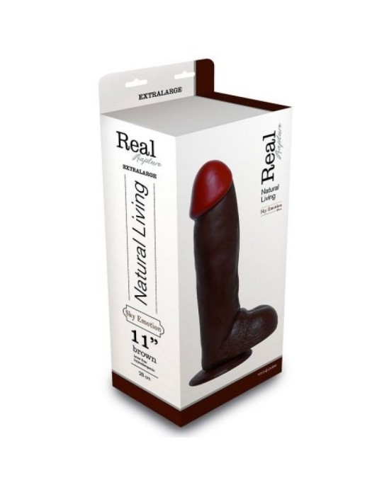 Toyz4Lovers REAL RAPTURE SKY EMOTION REALISTIC DILDO 11'' BLACK