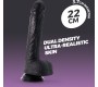 Crushious INVIKTUS 8 LIQUID SILICONE DILDO BLACK