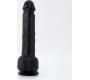 Crushious INVIKTUS 8 ŠĶIDRĀ SILIKONA DILDO BLACK