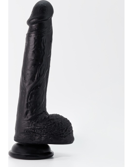 Crushious INVIKTUS 8 ŠĶIDRĀ SILIKONA DILDO BLACK