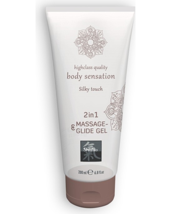 Shiatsu™ SHIATSU? MASSAGE AND GLIDE GEL 2 IN 1 SILKY TOUCH 200ML