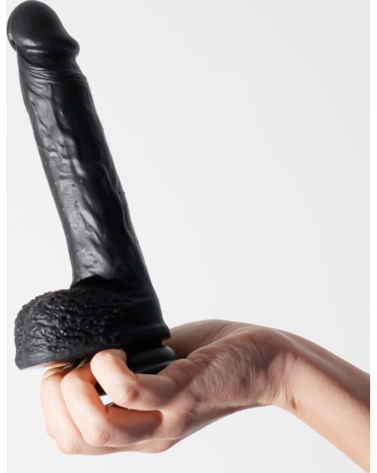 Crushious INVIKTUS 8 LIQUID SILICONE DILDO BLACK