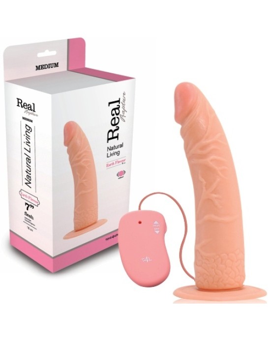 Toyz4Lovers REAL RAPTURE EARTH FLAVOUR REALISTIC VIBRATOR 7'' WHITE