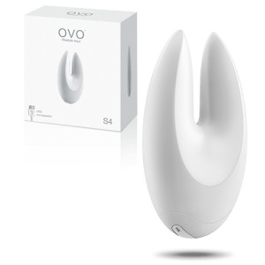 OVO S4 UZLĀDĒJAMS STIMULĀTORS, BALTS