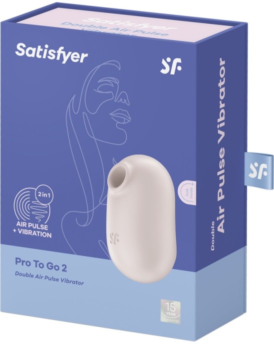 Satisfyer PRO TO GO 2 BEIGE STIMULATOR