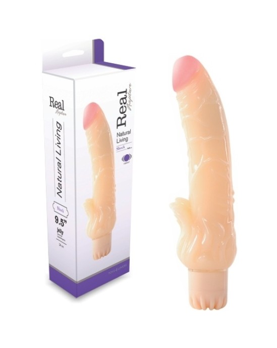 Toyz4Lovers REAL RAPTURE SHOCK JELLY VIBRATOR 9,5 collu