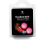 Secret Play BRAZILIAN LUBRICANT BALLS TRIPLE EFFECT 2 X 4GR