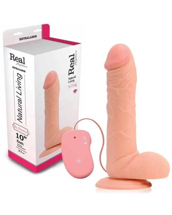 Toyz4Lovers REAL RAPTURE SKY EMOTION REĀLISTS VIBRATORS 10'' BALTS