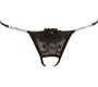 Cottelli Collection TANGA RHINESTONES COM ABERTURA - 36-38 S/M