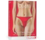 Ouch! PANTY WITH VIBRATING BULLET RED