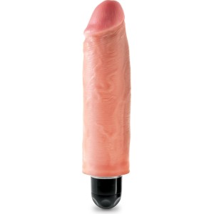 King Cock VIBRĒJOŠS STIFFY 6? REĀLISTS VIBRATORS BALTS