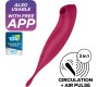 Satisfyer TWIRLING PRO VIBRATORS AR CONNECT APP TUMŠI SARKANĀ