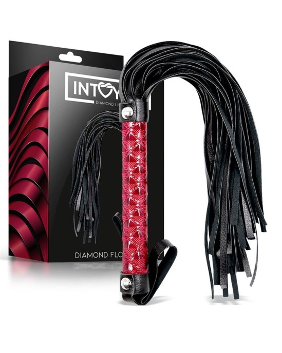 Diamond Line Flogger Diamond Vegan Leather