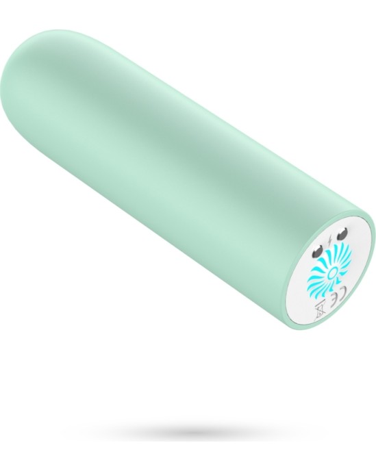 Crushious QUACKERS USB RECHARGEABLE VIBRATING BULLET MINT GREEN